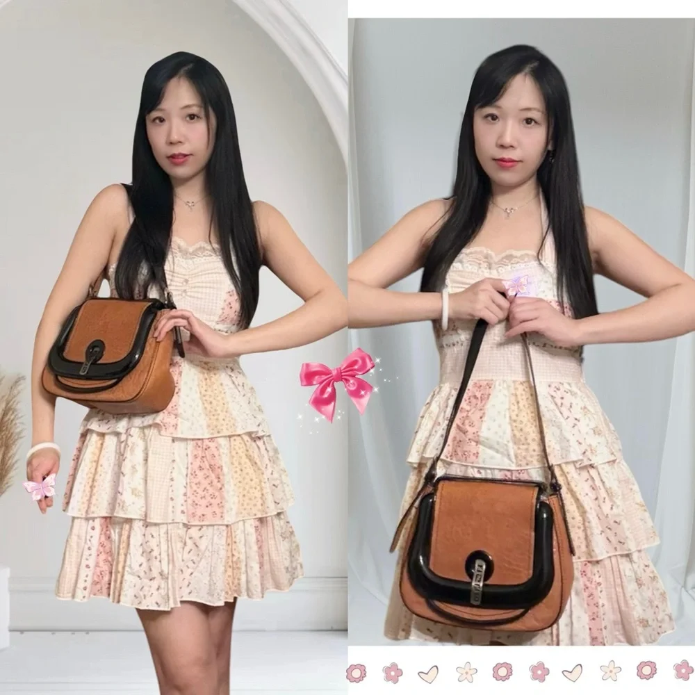 Auth🌷Fendi🌷 Zucca Shoulder Bag Nappa B Bis Patent Trim Pochette/Flap Bag⚡️ - Picture 3 of 16